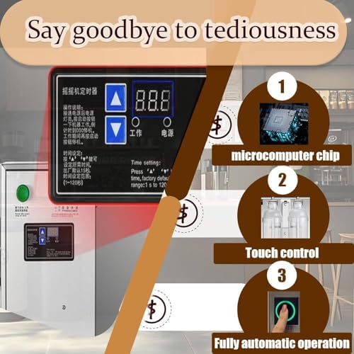 120W Electric Milk Tea Shaker, Double-Head