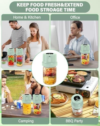 Mason Jar Vacuum Sealer Kit, Fully Automatic