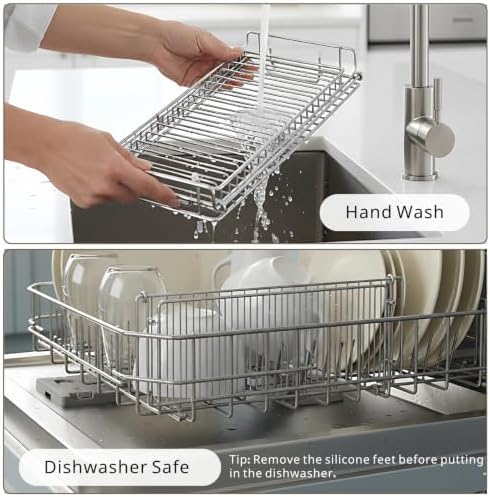 Stainless Steel Collapsible Dish Drying Rack