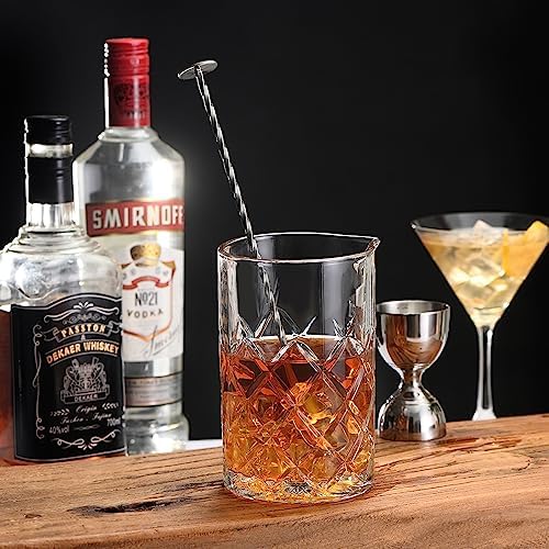 Etens 24oz Crystal Cocktail Mixing Glass | Old Fashioned Mixing Glass
