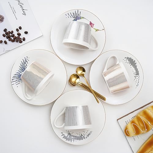 Old Craftsmen's Coffee Cup and Saucer Sets 8.45oz Unique Dynamic