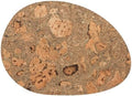 Casafina 16.75" x 12.25" Set of 4 Egg Shape Placemats - Cork