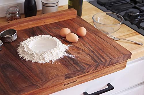 Ironwood Gourmet Lyon Cutting Board, 17.25 x 24 x 1.25 Inches