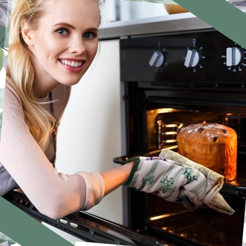 Bencailor 6 Pcs Kitchen Towels Pot Holders and Oven Mitt Set