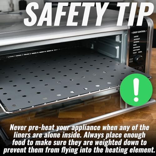 INFRAOVENS Reusable Mats Compatible with Ninja Foodi SP101 SP201 SP301