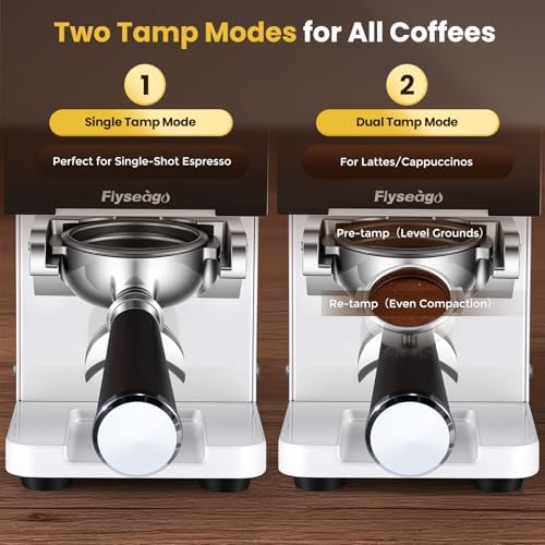 Automatic Espresso Tamper for 58mm Portafilters, Touch Control
