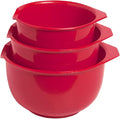 Glad Mixing Bowls with Pour Spout, BPA Free, Dishwasher Safe Plastic | Kitchen by GladTrashFoodStorage