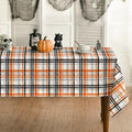 Horaldaily Halloween Tablecloth 60x84 Inch Rectangular, Fall Orange