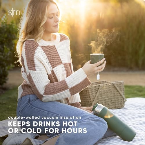 Simple Modern 36oz Insulated Hot Beverage Bottle with 2 Mugs | Travel