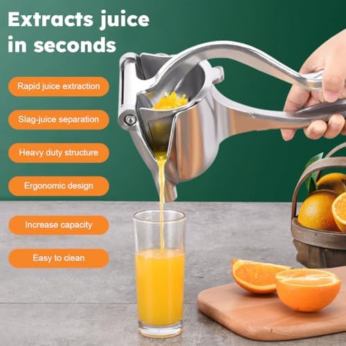 Aluminum Alloy Hand Juicer Squeezer