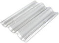 AYCCNH Stainless Steel French Baguette Bread Pan, Perforated Loaf Pans