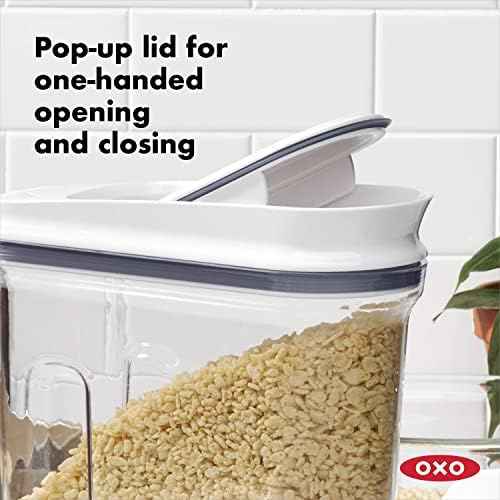 OXO Good Grips POP Airtight Cereal Dispenser 3-Piece Set, 3.4 Qt Each