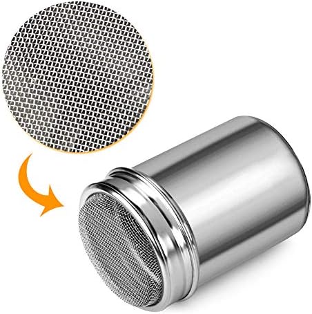 Accmor 6oz Powdered Sugar Shaker, 2 Pack