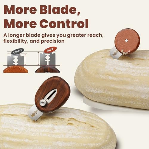 Magnetic Retractable Bread Lame, Sourdough Scoring Tool, 11 Blades