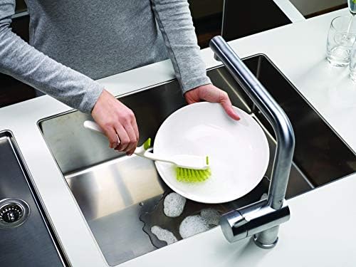 Joseph Joseph Edge Dish Brush with Sink Rest, Grey