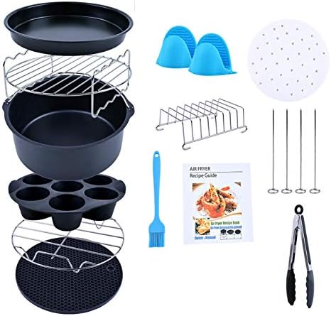 Air Fryer Accessories, Set of 12 Fit for 5.3Qt and Larger Air Fryer