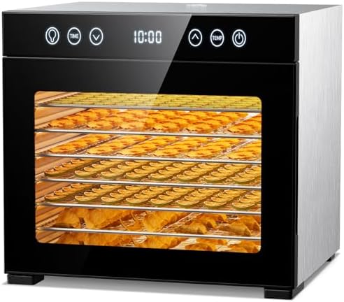 8-Tray Stainless Steel Food Dehydrator