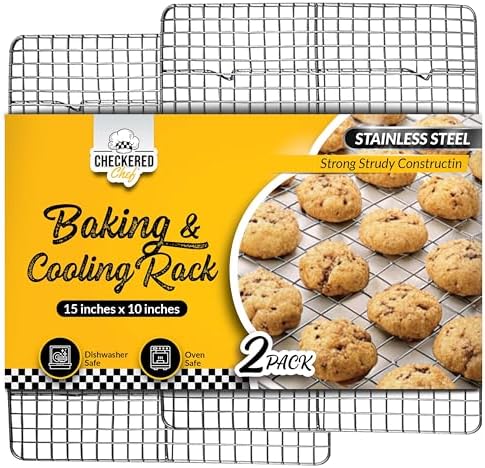Checkered Chef Cooling Racks for Cooking and Baking - Cooling Wire