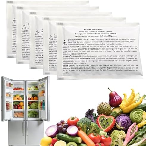 xcivi 5 Pack Produce Saver Refills for Frigidaire FRPAPKRF2PK