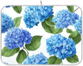 OTVEE Blue Hydrangea Nature Art Dish Drying Mat for Kitchen Counter