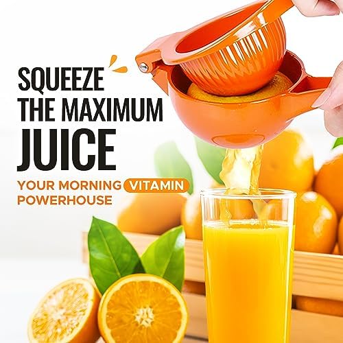 Zulay Kitchen Metal Orange Squeezer