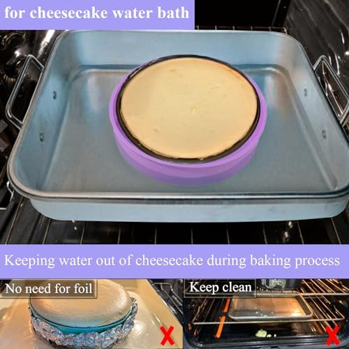 Silicone Springform Pan Protector, Cheesecake Water Bath Protector