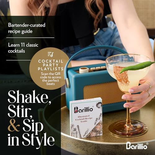Barillio Boston Shaker Set - Stainless-Steel, Weighted, Martini