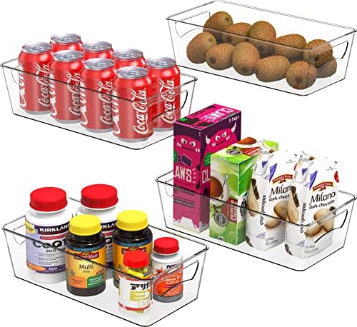 Simple Houseware 6 Pcs Bundle - Soda Can Organizer (14 x 6) & Freezer