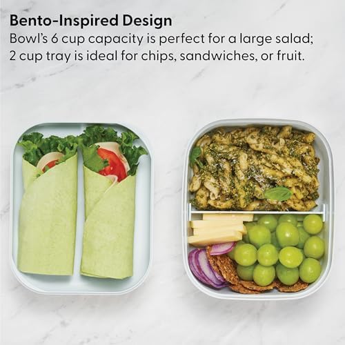 W&P Porter Bento Lunch Box, 3 Compartment Bento Box Portable Adult