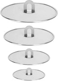 4 Pack Stainless Steel Grease Splatter Screen Set by JBESUHI