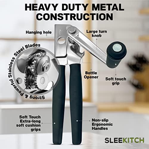 Commercial Heavy Duty Manual Can Opener with Hand Crank