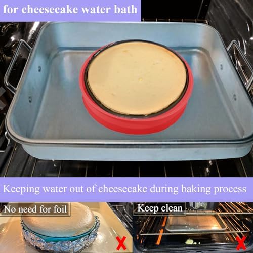 Silicone Springform Pan Protector, Cheesecake Water Bath Protector