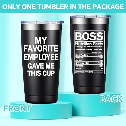 BIRGILT My Favorite Employee Gave Me This Cup Tumbler 20 oz - Gift for