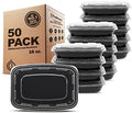Freshware Meal Prep Containers [50 Pack] 1 Compartment Food Storage