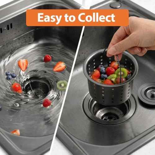 Kitchen Sink Drain 3-1/2 Inch,Kitchen Drain Assembly Kit with