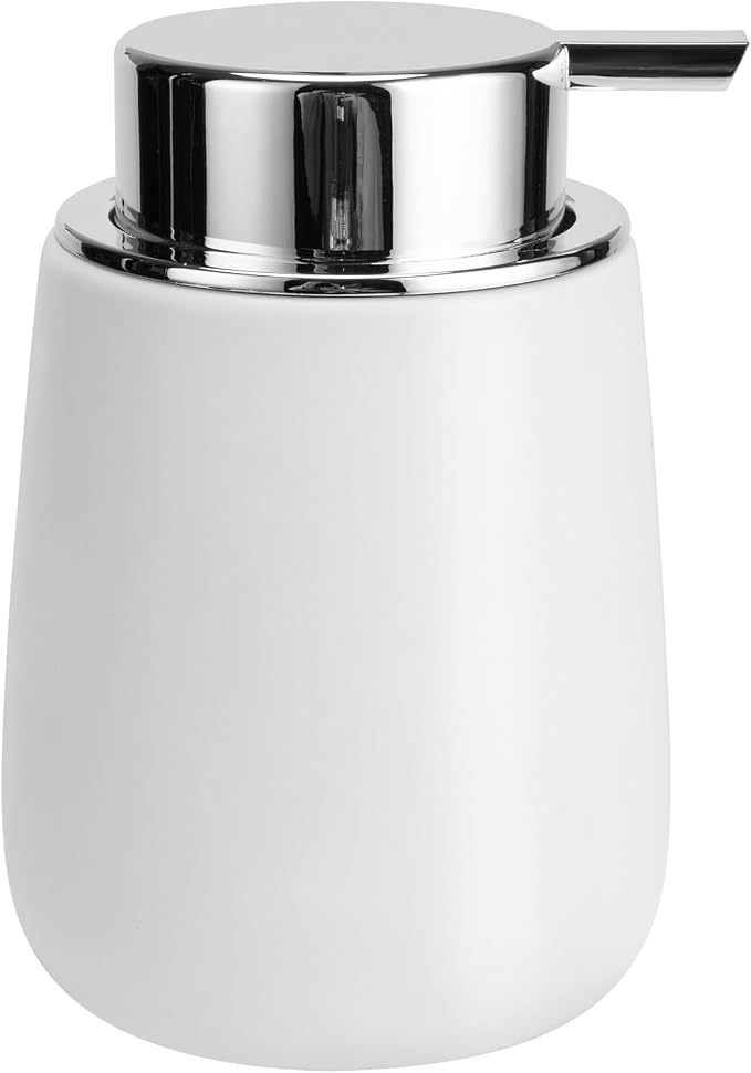 Soap Dispenser Ceramic with Easy-to-Press Pump Hand Lotion Liquid Dispenser by TOOZFO