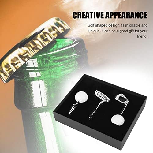 Gugxiom Golf Bottle Opener Set, Wine and Golf Lovers Ideas Gift