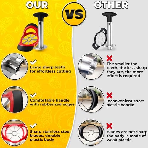 Pineapple Corer and Slicer, Apple Cutter, Stainless Steel Fruit Tool