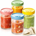 24oz Glass Soup Freezer Containers, 4 Pack
