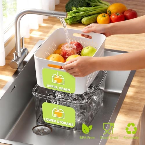 5 Pack Fruit Storage Containers for Fridge