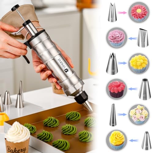 Dessert Decorating Syringe Set Icing Piping Kit Frosting Piping Kit