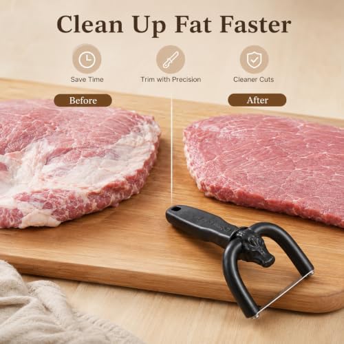 Handheld Meat Cutter and Fat Trimmer