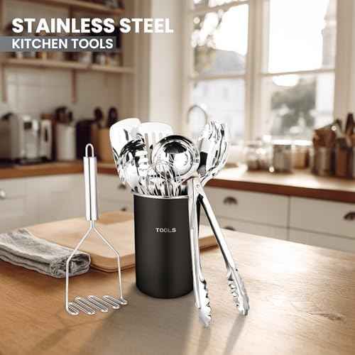 Avador 10-Piece Stainless Steel Kitchen Tool Set