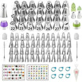 Russian Piping Tips Set, 193 Pcs Baking Supplies