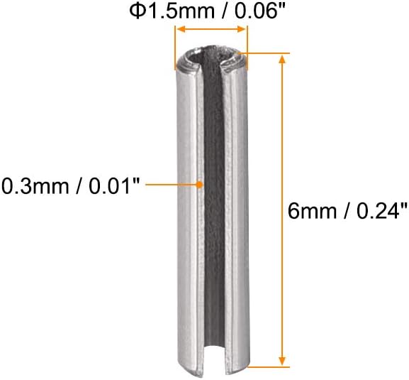 uxcell Slotted Spring Pin - Image 2
