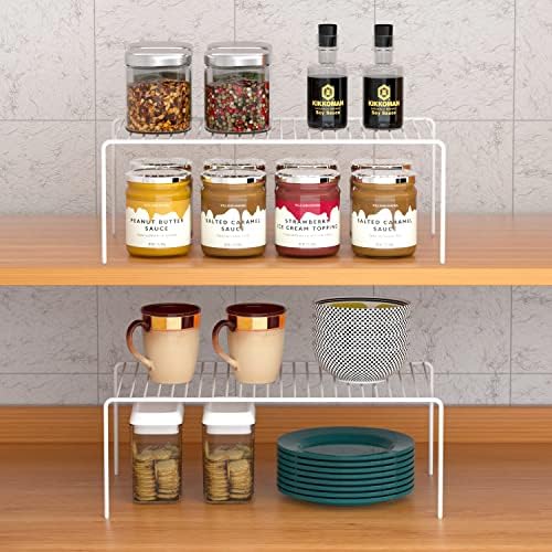 Kitchen Cabinet Shelf Organizer Set of 3, Large (15.7 x 9.4 inch)