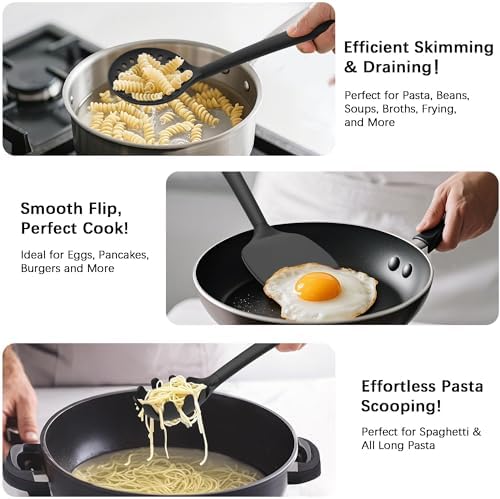 Coukre 14-Piece Silicone Utensil Set, Heat Resistant