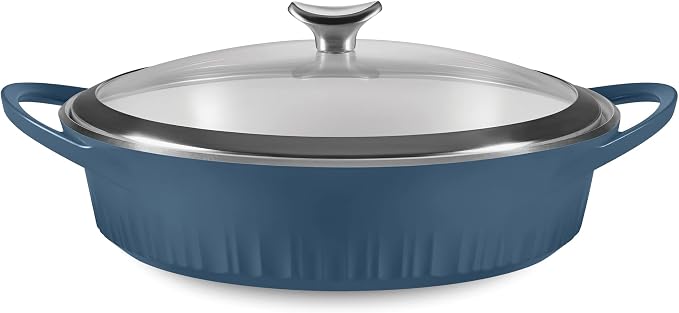 CorningWare QuickHeat 4-QT Cast Aluminum Braiser by CorningWare