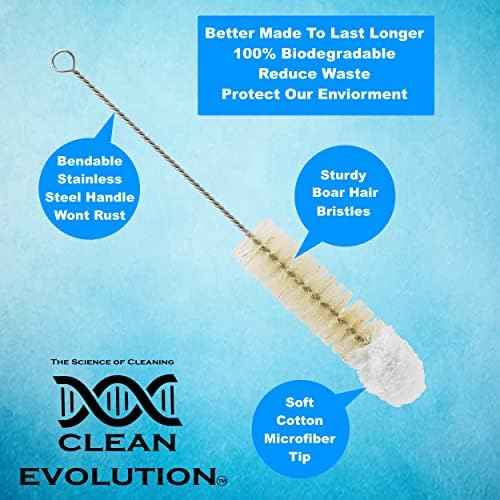 Bendable Bottle Brush Set, Soft Bristles, Narrow Spaces