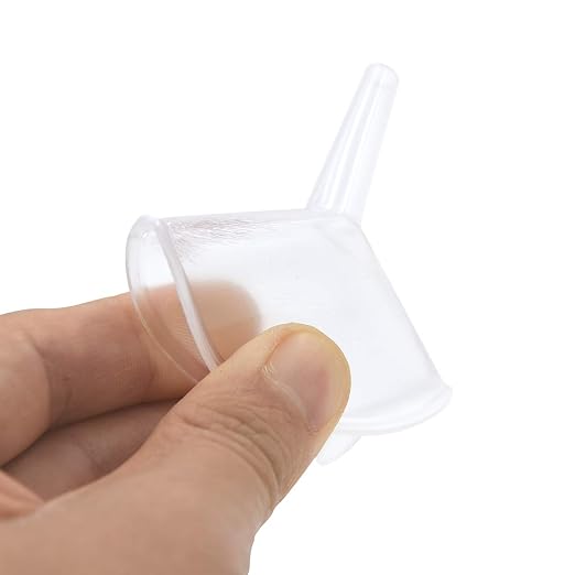 Small Funnel, 2.16inch Clear Plastic Mini Funnels - Image 4